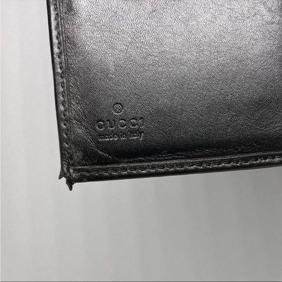 Gucci Long Wallet Black in Preowned / Used Condition - Picture 6 of 8